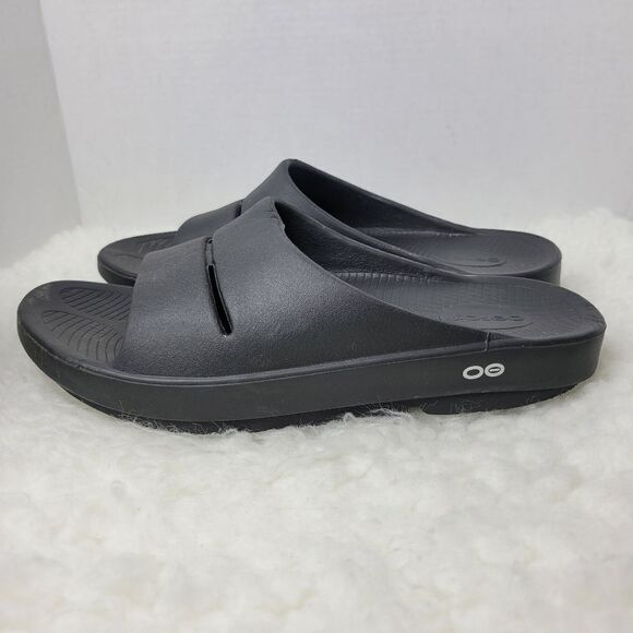 OOFOS OOahh Men's Size 11 Shoes Sport Flex Slide Recovery Sandals - Picture 2 of 10